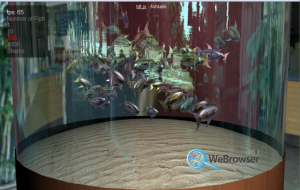  The WebGL aquarium